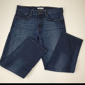 Bananna republic boyfriend crop fit blue jeans